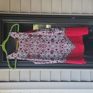 Max Studio Printed Flowy Top